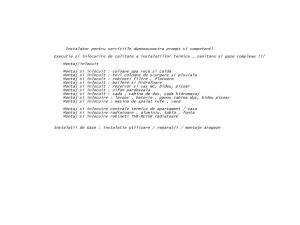 Instalator instalatii incalzire , sanitare si gaze !!!