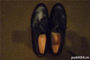 pantofi piele Opera negri 44 - imagine 5