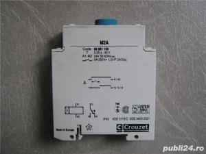 Releu de timp electronic programabil 0,05s...60 h Crouzet M2A - imagine 3