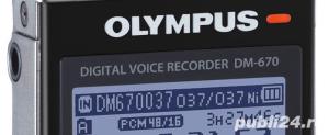 489 lei de la 900 lei in magazine - Olympus DM-670 cu 3 microfoane si husa piele - imagine 8