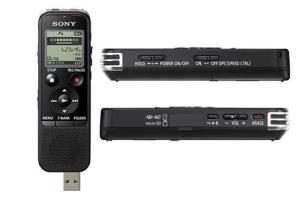 Sony ICD-PX470 reportofon profesional stereo cu USB retractabil
