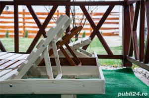 Sezlong pentru plaja cu rotile - imagine 5