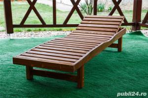 Sezlong pentru plaja cu rotile - imagine 3