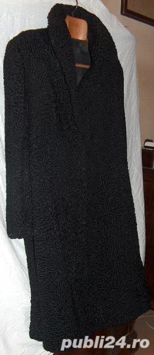 mantou astrahan veritabil, de dama - imagine 5