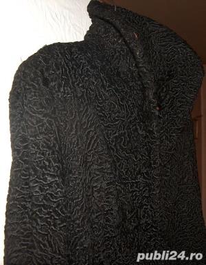 mantou astrahan veritabil, de dama - imagine 4