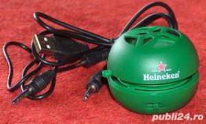 Heineken : miniboxă + căsti