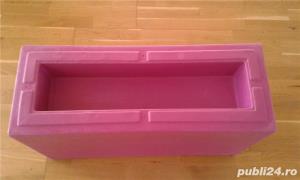 Jardiniera XL cutie plastic ciclam