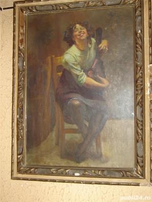 Picturi in ulei,perioada interbelica, semnate  C.Iliescu, Pantzer,Th. Aman, Corot, Derain,NB.