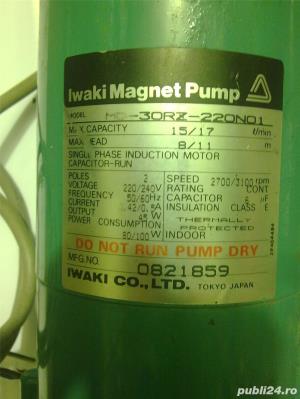 Pompe magnetice Iwaki Magnet G Iwaki magnetice Disc Gear Pompe Seria ODM - imagine 3
