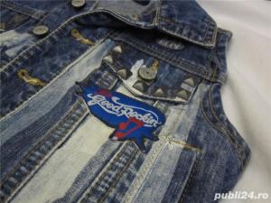 Vesta copii blugi,deosebita ORIGINAL MARINES-noua,ieftina - imagine 7