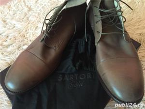 Pantofi-gheata luxury Sartori Gold originali,made in Italy