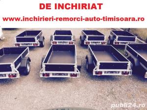 Inchiriez remorca auto 750kg cu prelata  NOU !!! 75 ron pe zi 