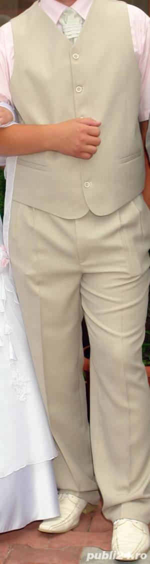 Costum crem barbati (52) - imagine 2