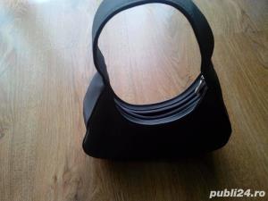 Geanta   poseta gri mica - imagine 2