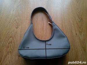 Geanta   poseta gri mica - imagine 4