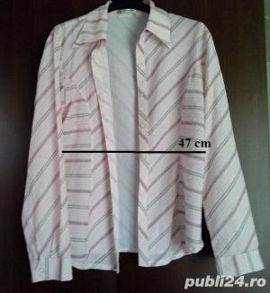 Camasa dama roz verde galben (XL) - imagine 4
