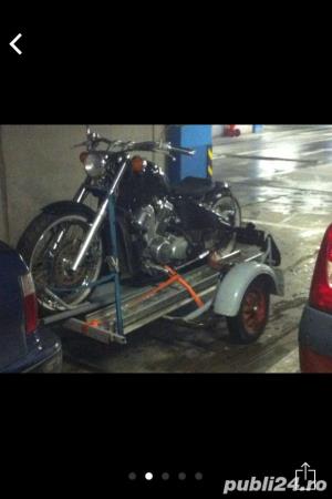 transport motocicleta cu remorca specializata - imagine 3