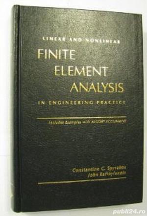 Analiza cu Element Finit (manual) de Spyrakos (engleza)