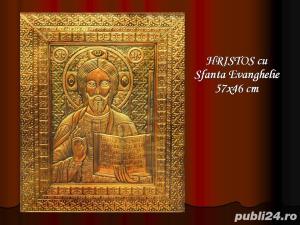 Icoane unicat lucrate manual {din arama pura 99,9%}. - imagine 2