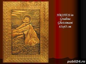 Icoane unicat lucrate manual {din arama pura 99,9%}. - imagine 3