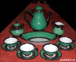 servicii cafea Bavaria & ceai Pforzheim, argintate - imagine 3