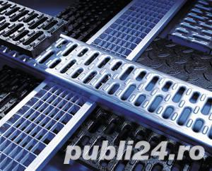 Gratare din plastic, otel zincat, otel inoxidabil