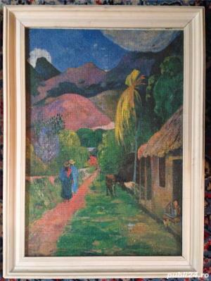 Tablou Antichitati Puzzle Taranul la munte - imagine 1