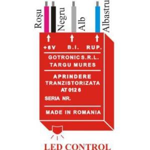 Aprindere electronica auto / moto pentru 6V cu plus la masa fara platina - imagine 3