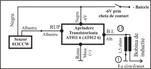 Aprindere electronica auto / moto pentru 6V cu plus la masa fara platina - imagine 6