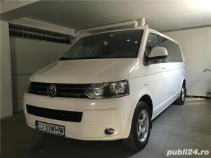 Rent A Car  Auto VW T5 Caravelle 8+1 Locuri DSGla nevoie asiguram Sofer la Disp - imagine 6