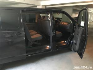 Rent A Car  Auto VW T5 Caravelle 8+1 Locuri DSGla nevoie asiguram Sofer la Disp - imagine 7