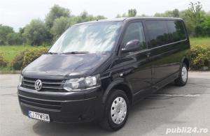 Rent A Car  Auto VW T5 Caravelle 8+1 Locuri DSGla nevoie asiguram Sofer la Disp - imagine 12