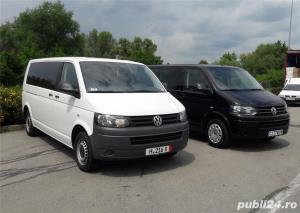 Rent A Car  Auto VW T5 Caravelle 8+1 Locuri DSGla nevoie asiguram Sofer la Disp - imagine 15