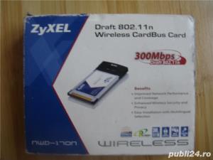 NOU ! Placa de retea PCMCIA Wireless N 300Mbps WLAN WiFi