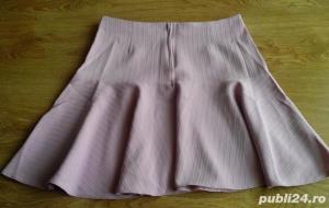 Costum dama (2 piese) roz - marime 38  - imagine 4