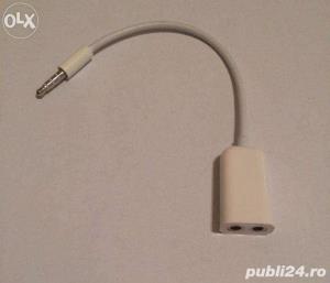 Apple Splitter RCA compatibil iPhone, iPod, iPad, Walkman, Mp3 Player - imagine 2