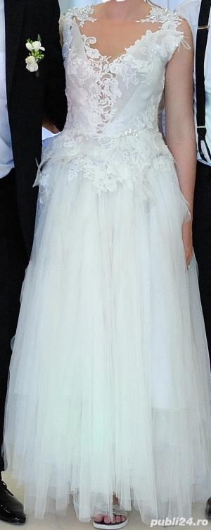 Ocazie Rochie mireasa Casa Nanette + GRATUIT! voal si crinolina  - imagine 2