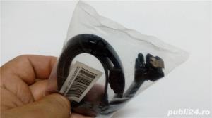 Set 2 x cablu date sata 3 Asus SATA 3.0 6Gb/s negre hdd,ssd - imagine 6