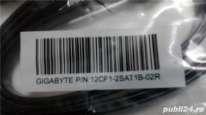 Set 2 x cablu date sata 3 Asus SATA 3.0 6Gb/s negre hdd,ssd - imagine 5