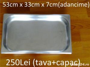 Tava de inox & Capac  - imagine 2