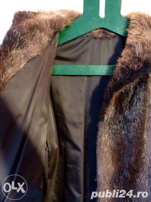  Blana superba nutrie noua lunga  - imagine 3