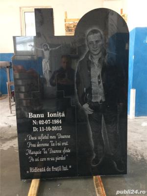 gravura granit portret pret de producator si monumente funerare marmura si granit  - imagine 7