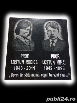 gravura granit portret pret de producator si monumente funerare marmura si granit  - imagine 16