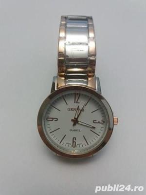 Ceas Geneva Rose Gold Barbatesc Nou - imagine 3