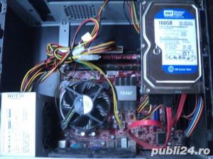 PC Complet HP + Monitor, tastatura, mouse, cabluri MSI N1996 - imagine 3