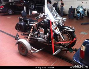 transport motocicleta cu remorca specializata - imagine 6