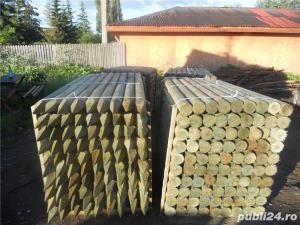 Stalpi gard din lemn - imagine 4