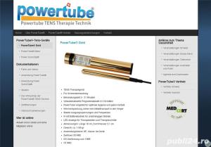 Dispozitiv Medical QuickZap Power Tube Gold TENS Device - imagine 5