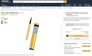 Dispozitiv Medical QuickZap Power Tube Gold TENS Device - imagine 4