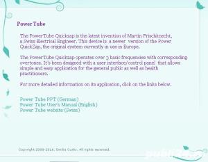 Dispozitiv Medical QuickZap Power Tube Gold TENS Device - imagine 6